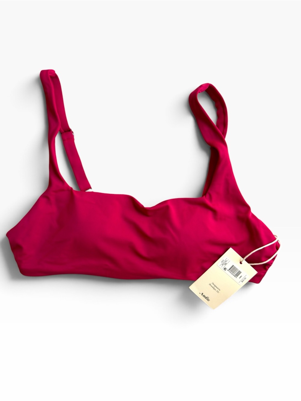 NWT Andie Swim Women's Alegre Bikini Top in the shade Granita